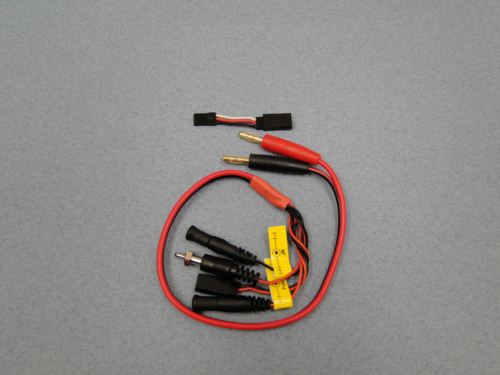 Charge Lead 4mm - Glow Starter,RX Pack,Fut/JR Tx