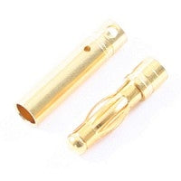 4.0mm Female Gold Connectors - 2pcs