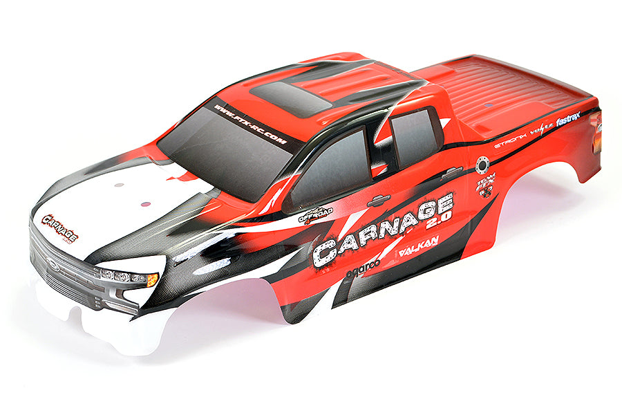 Carnage 2.0 1/10th Brushed Truck Ready To Run - Red