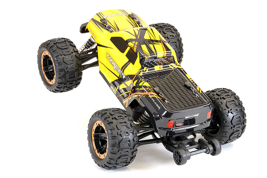 Tracer 1/16th Electric Brushless 4WD Monster Truck Ready To Run - Yellow