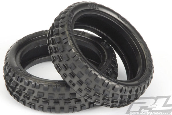 1/10th Wedge Squared 2.2" Z4 Soft Carpet 2wd Front Tyres - 1pr