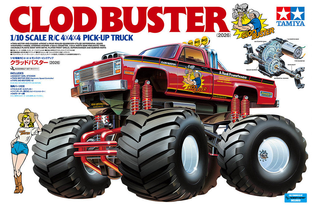 Clod Buster (2026) 1/10th Electric Kit