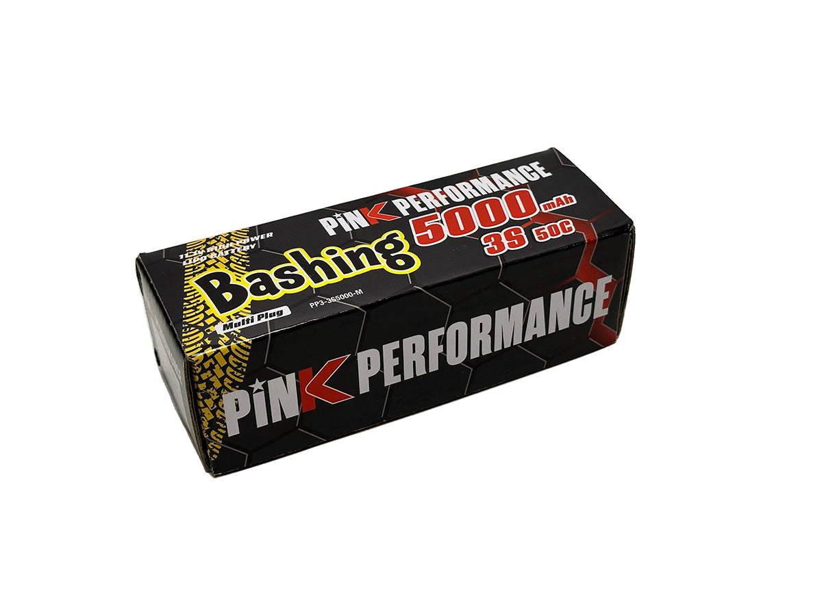 Pink Performance PP3-3S5000-M 11.1v 6000mah 50C Lipo Battery - Multi ...