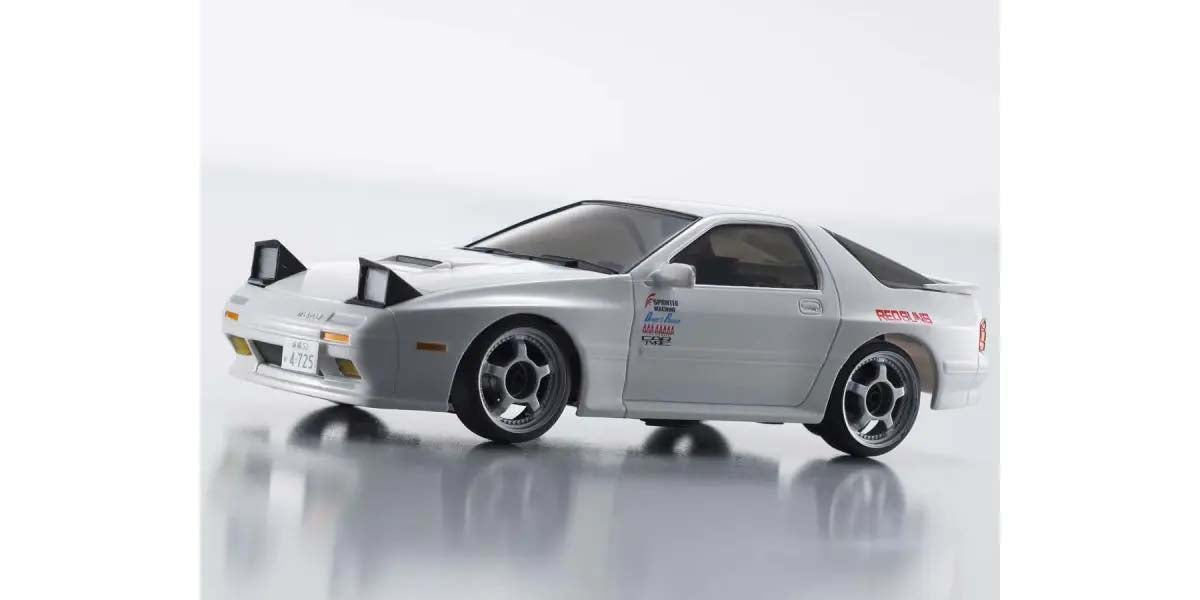 First Mini-Z 1/28th Initial D Mazda Savanna RC-7 FC3S White