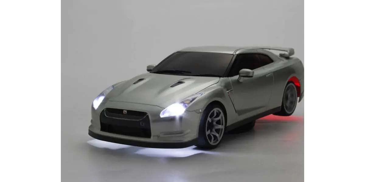 First Mini-Z 1/28th Initial D Nissan GT-R R35 Silver