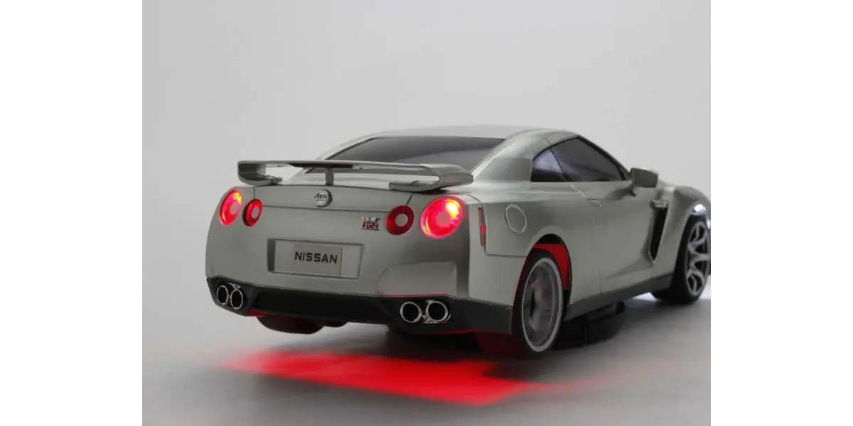 First Mini-Z 1/28th Initial D Nissan GT-R R35 Silver