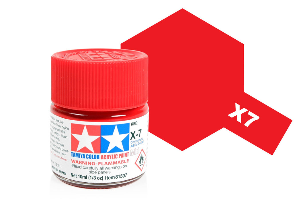 Acrylic Mini X-7 Red Paint