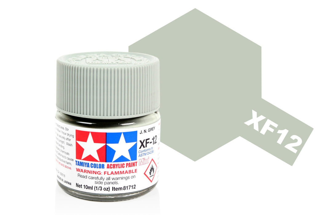 Acrylic Mini XF-12 J.N. Grey Paint