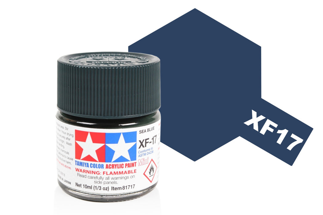 Acrylic Mini XF-17 Sea Blue Paint