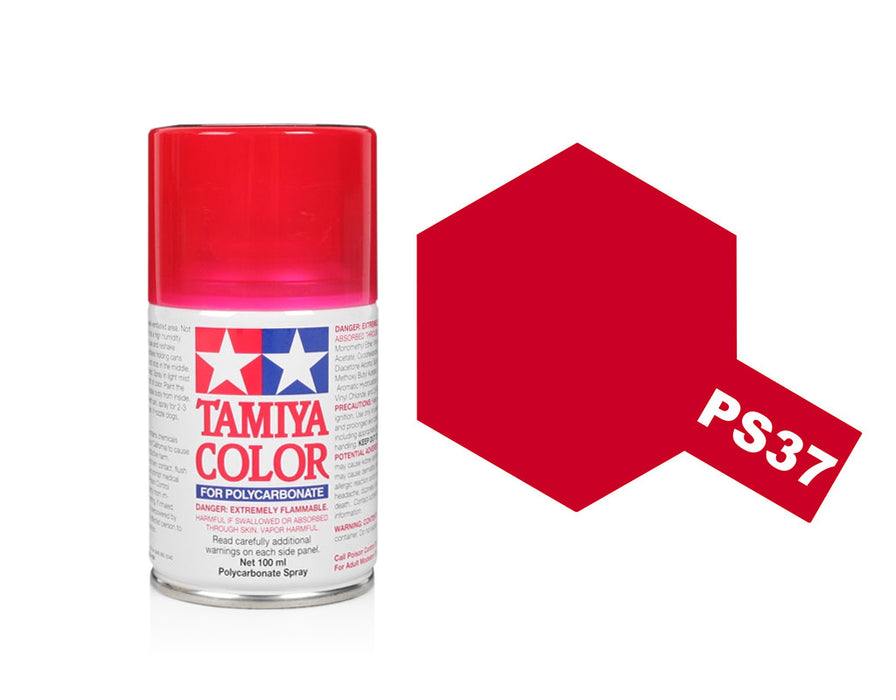 PS-37 Translucent Red  Polycarbonate Spray Paint