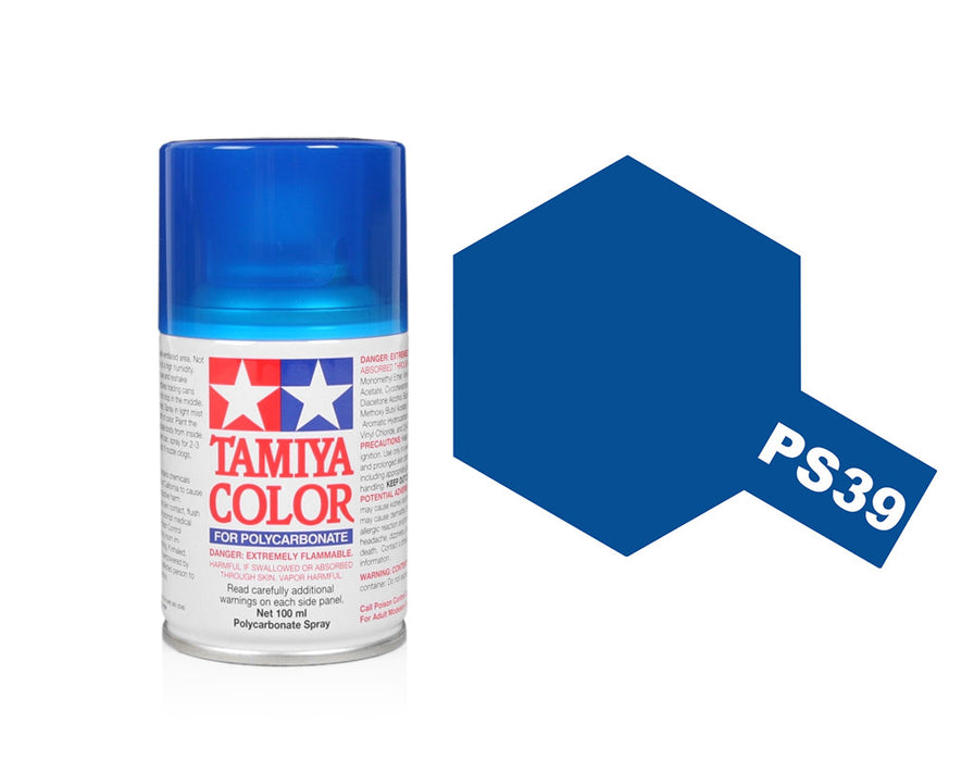 PS-39 Translucent Light Blue Polycarbonate Spray Paint