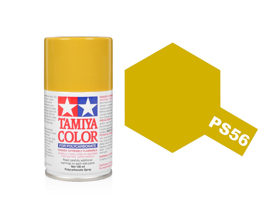 PS-56 Mustard Yellow Polycarbonate Spray Paint