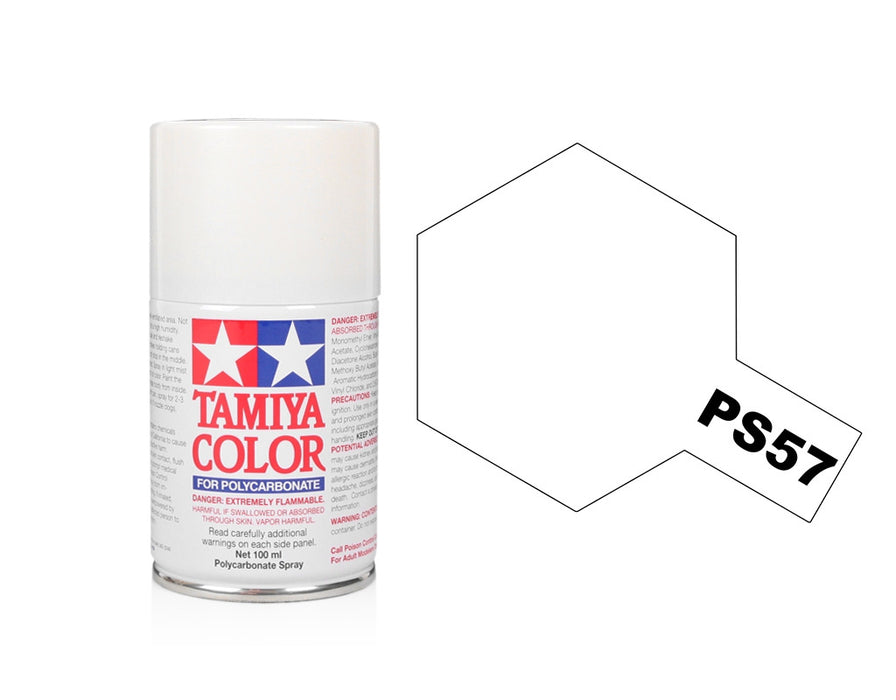 PS-57 Pearl White Polycarbonate Spray Paint