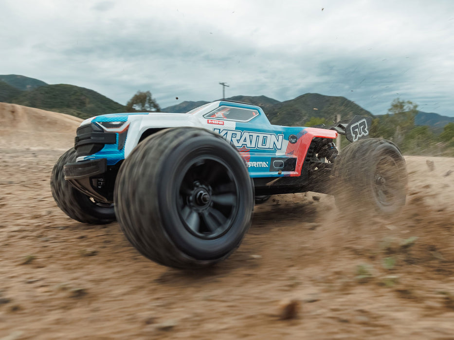 Mini Kraton 3S DSC 4x4 1/16th RTR with Batt/Chg - Red/Blue Pre Order