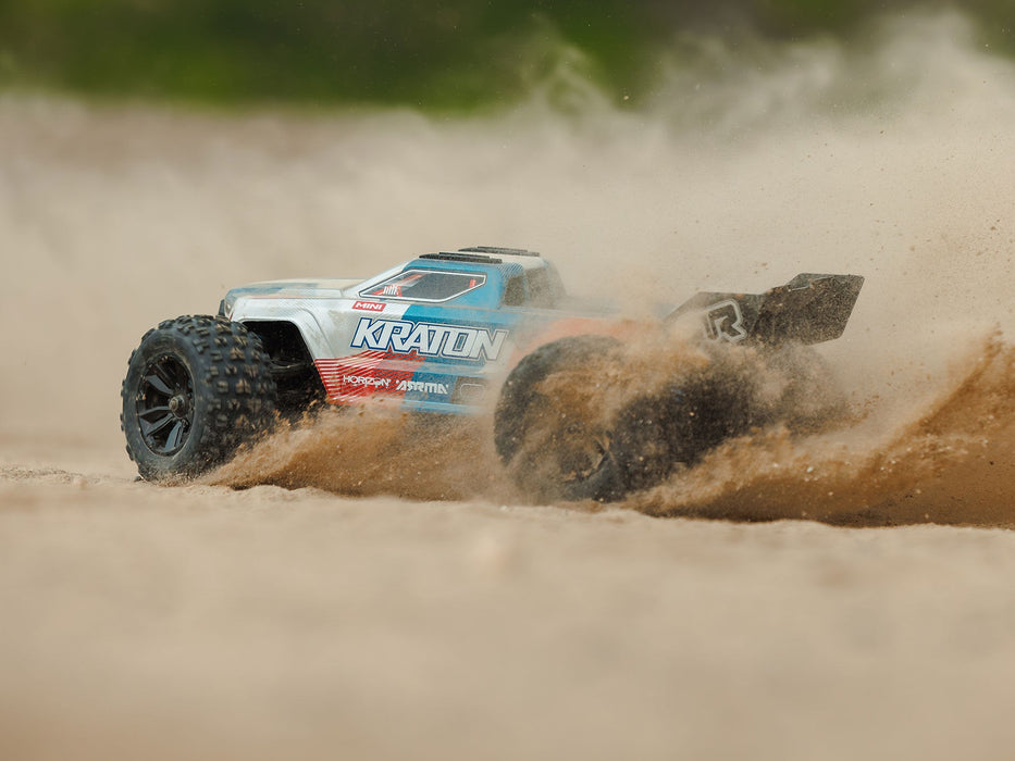 Mini Kraton 3S DSC 4x4 1/16th RTR with Batt/Chg - Red/Blue Pre Order