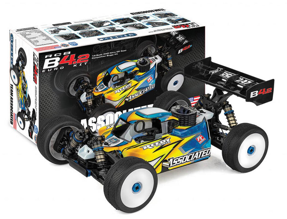 RC8B4.2 1/8th Nitro Buggy Team Kit  Euro Edit - Pre Order