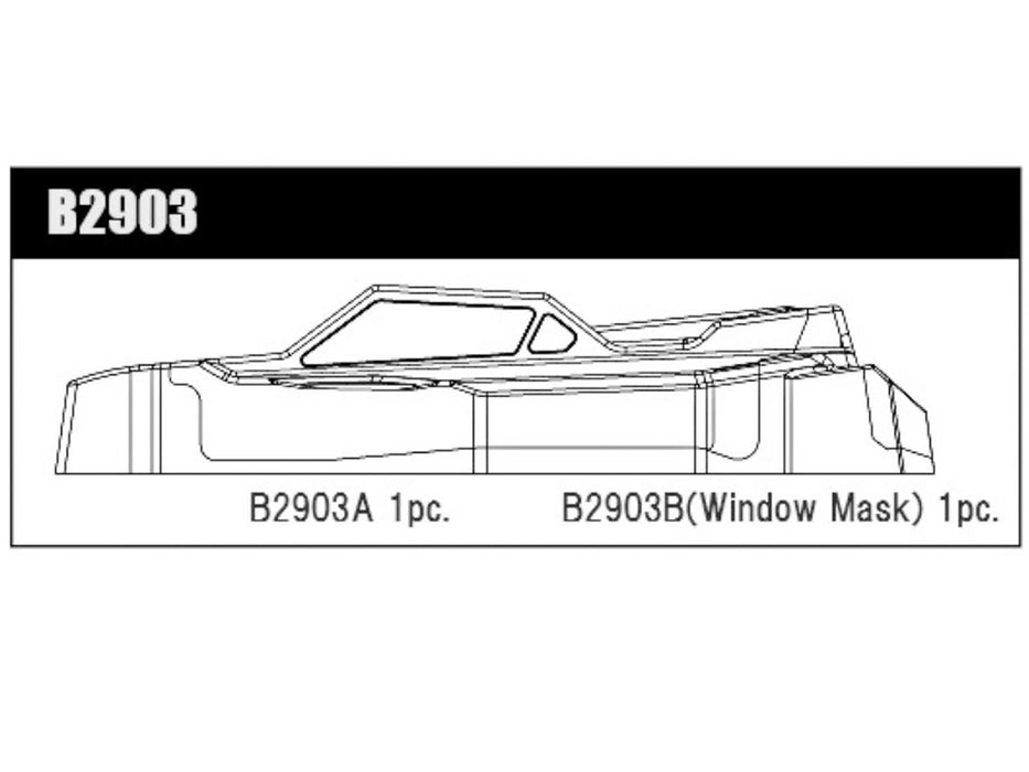 MSB1 Body/Front Wing - Clear