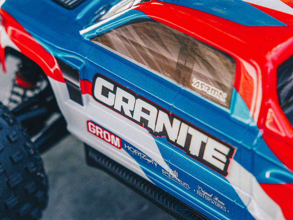 Granite GROM 1/18th 4wd Monster Truck RTR - Blue/Red