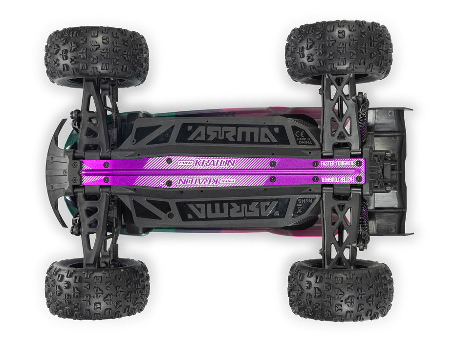 Mini Kraton 3S DSC 4x4 1/16th RTR with Batt/Chg - Teal/Pink