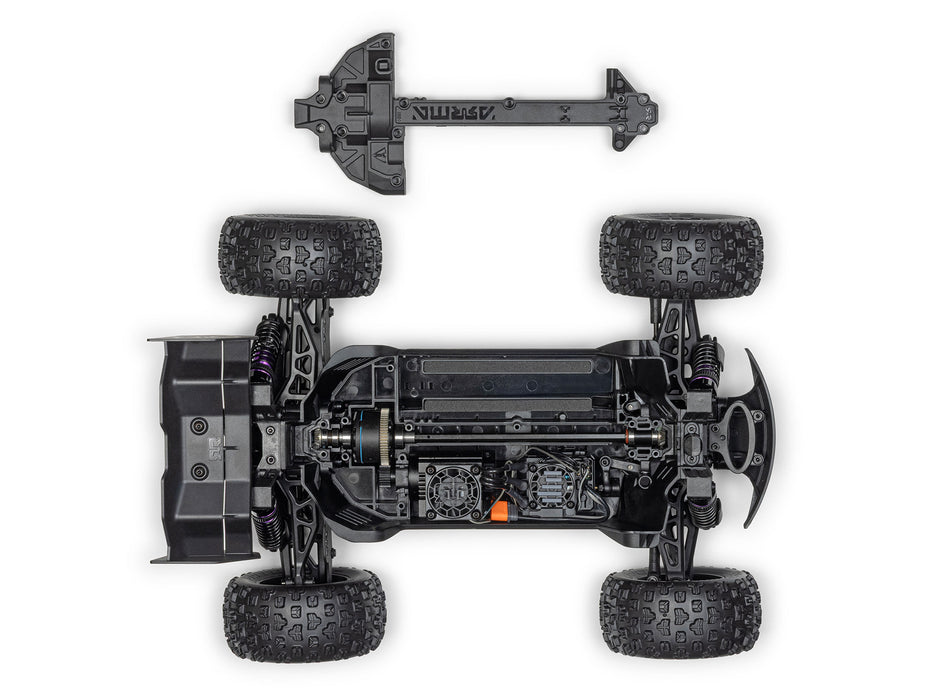 Mini Kraton 3S DSC 4x4 1/16th RTR with Batt/Chg - Teal/Pink