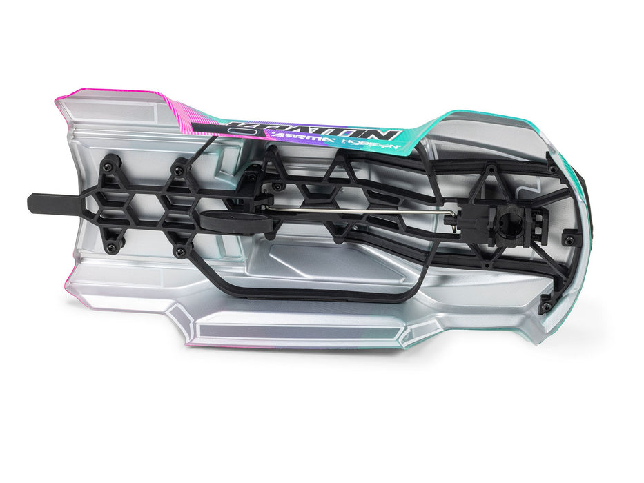 Mini Kraton 3S DSC 4x4 1/16th RTR with Batt/Chg - Teal/Pink