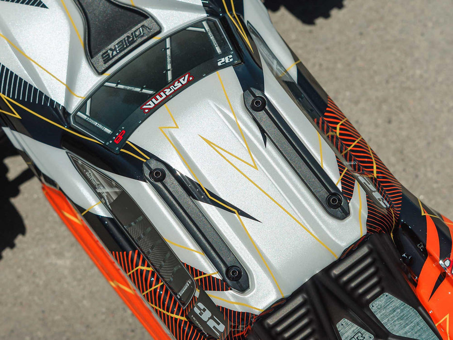 Vorteks Mega 550 4X2 ST 1/10th Electric with Charger & Battery - Orange