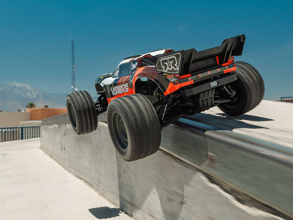 Vorteks Mega 550 4X2 ST 1/10th Electric with Charger & Battery - Orange