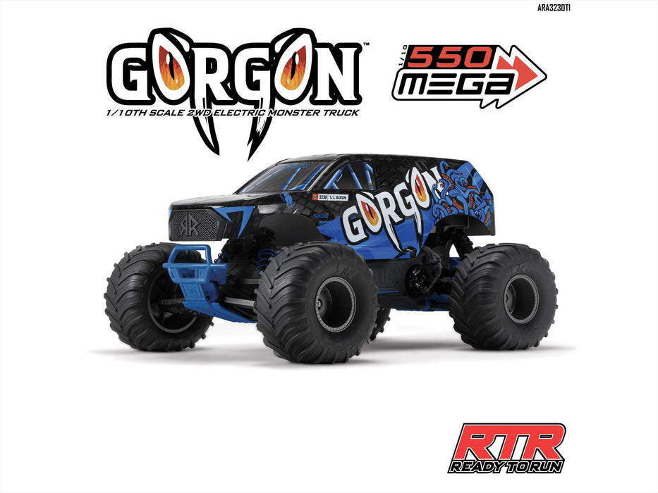 Gorgon 2wd MT 1/10th RTR No Battery/Charger - Blue *