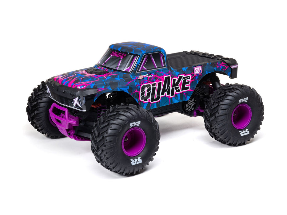 Quake 223S DSC 2wd 1/10th Brushless Monster Truck RTR - Purple