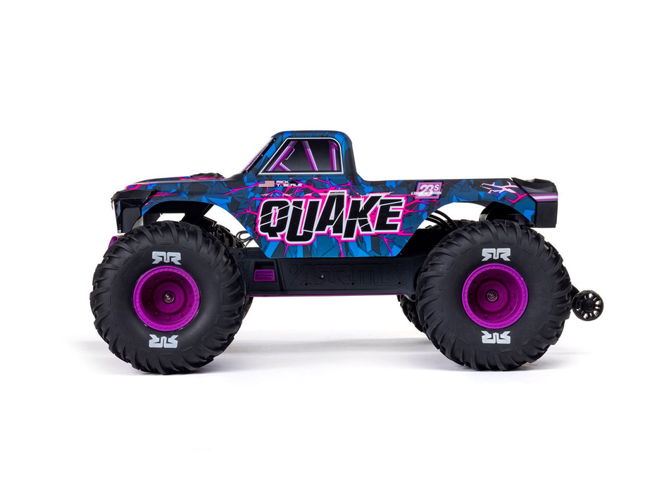 Quake 223S DSC 2wd 1/10th Brushless Monster Truck RTR - Purple