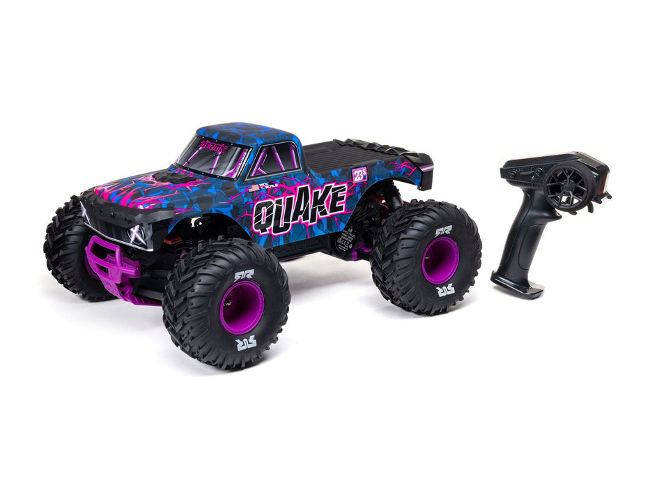 Quake 223S DSC 2wd 1/10th Brushless Monster Truck RTR - Purple