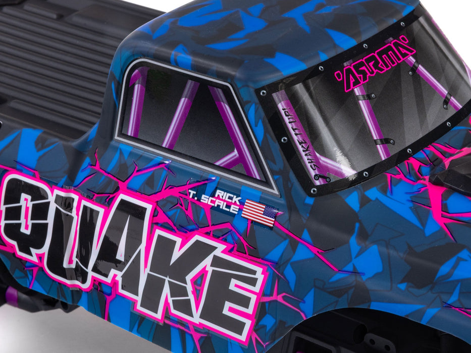 Quake 223S DSC 2wd 1/10th Brushless Monster Truck RTR - Purple