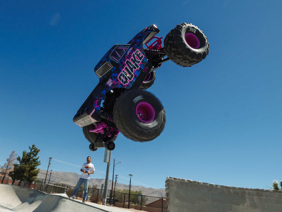 Quake 223S DSC 2wd 1/10th Brushless Monster Truck RTR - Purple