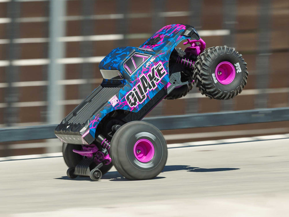 Quake 223S DSC 2wd 1/10th Brushless Monster Truck RTR - Purple