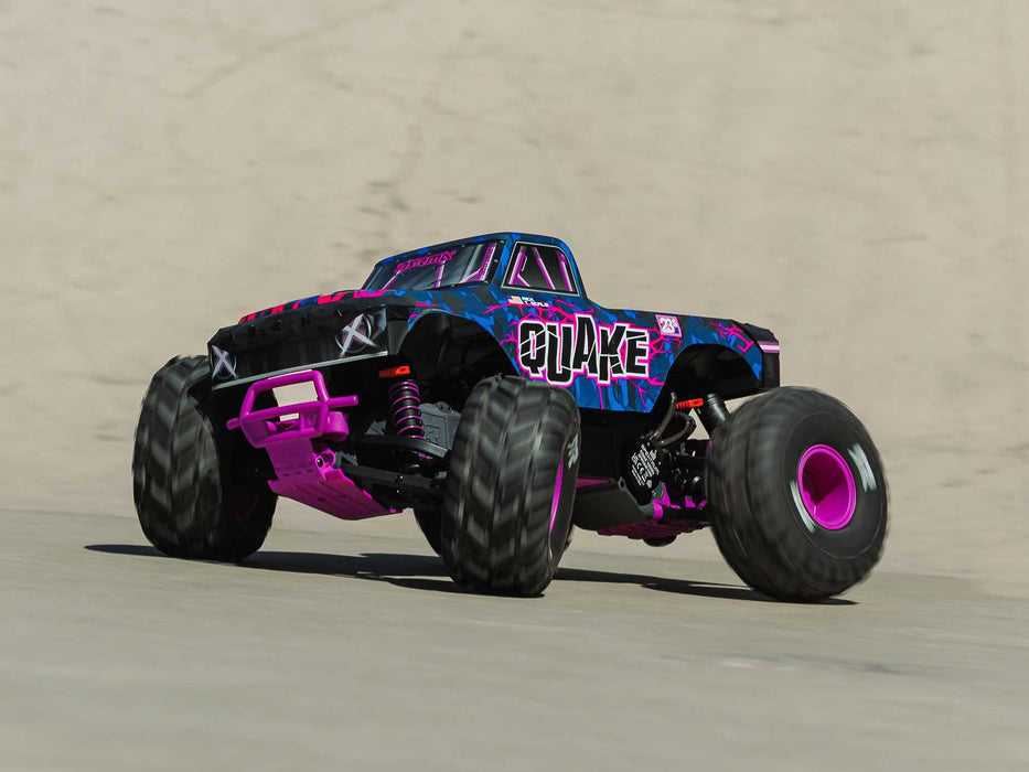 Quake 223S DSC 2wd 1/10th Brushless Monster Truck RTR - Purple