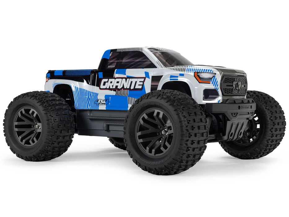 Granite Mega 665 1/10th 4X4 Monster Truck RTR - Blue *