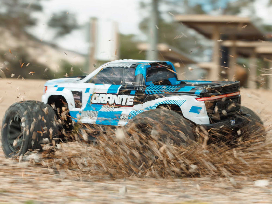 Granite Mega 665 1/10th 4X4 Monster Truck RTR - Blue *