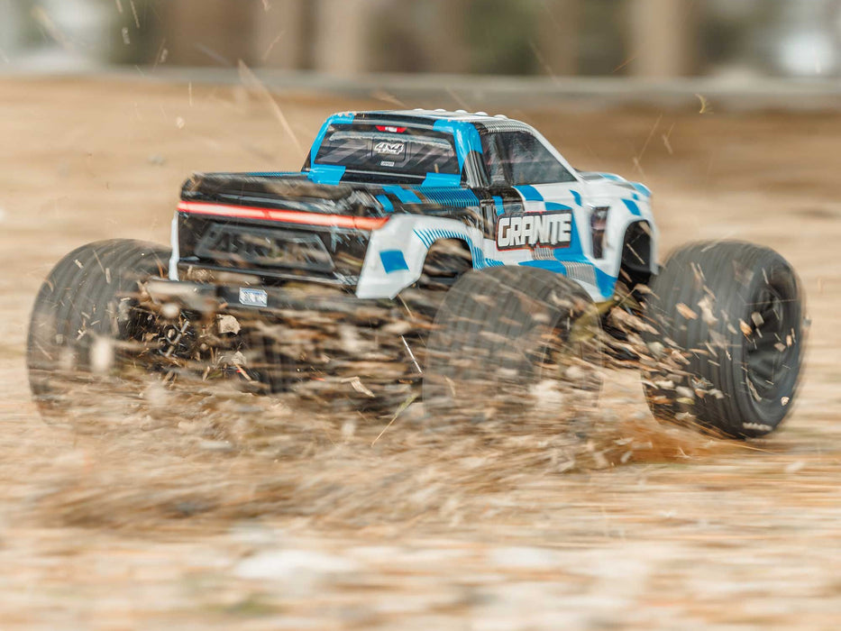 Granite Mega 665 1/10th 4X4 Monster Truck RTR - Blue *