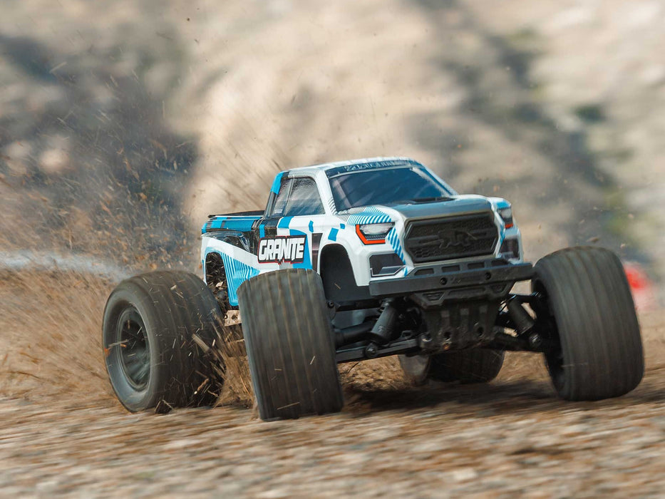 Granite Mega 665 1/10th 4X4 Monster Truck RTR - Blue *