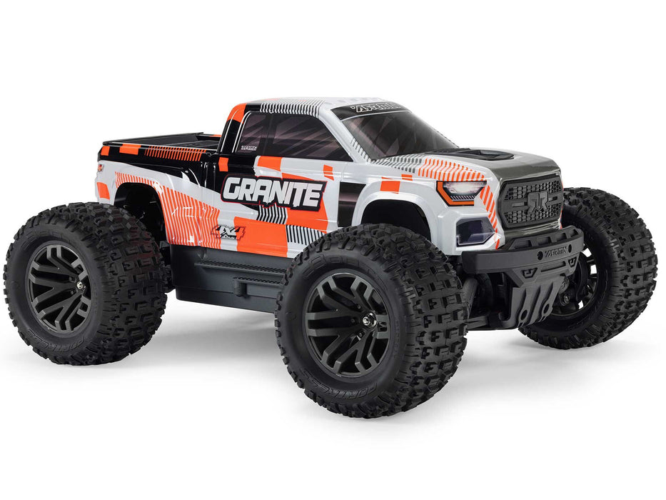 Granite Mega 665 1/10th 4X4 Monster Truck RTR - Orange *
