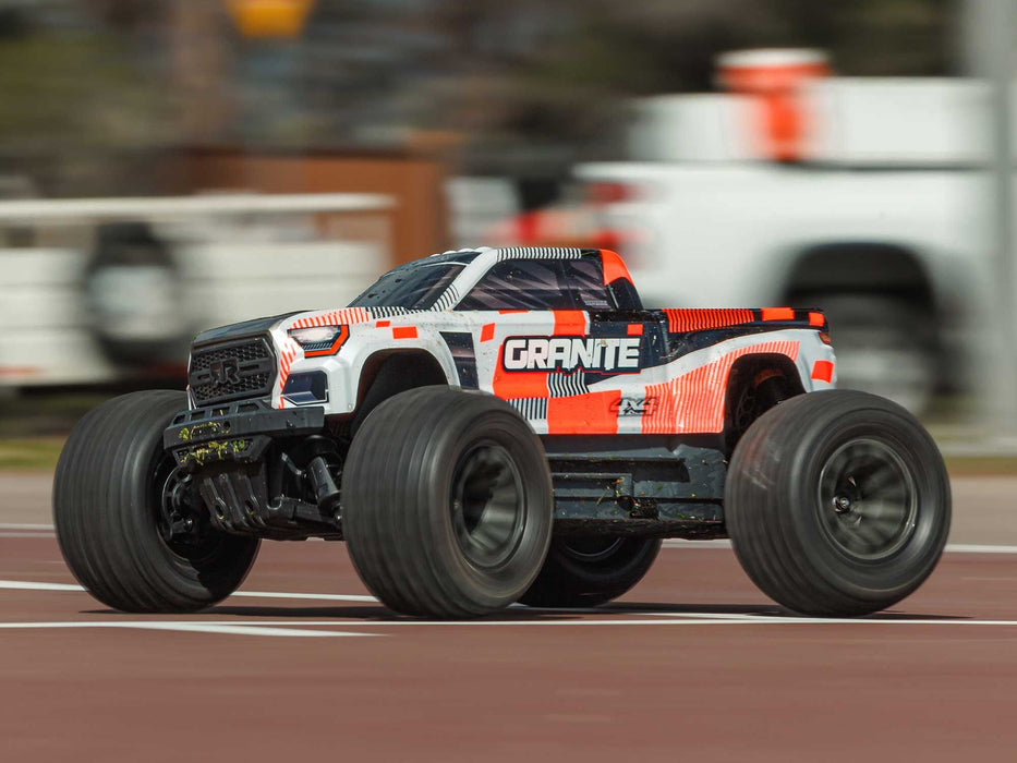 Granite Mega 665 1/10th 4X4 Monster Truck RTR - Orange *