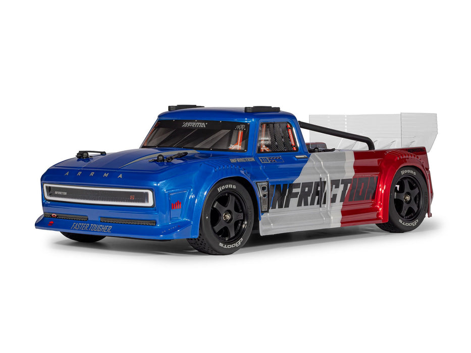 1/8th Infraction 223S DSC 4x4 Street Bash RTR - Blue/Red - Pre Order