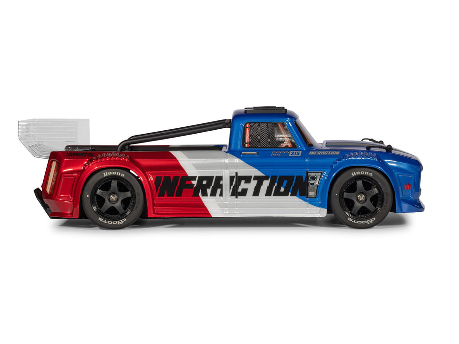 1/8th Infraction 223S DSC 4x4 Street Bash RTR - Blue/Red - Pre Order