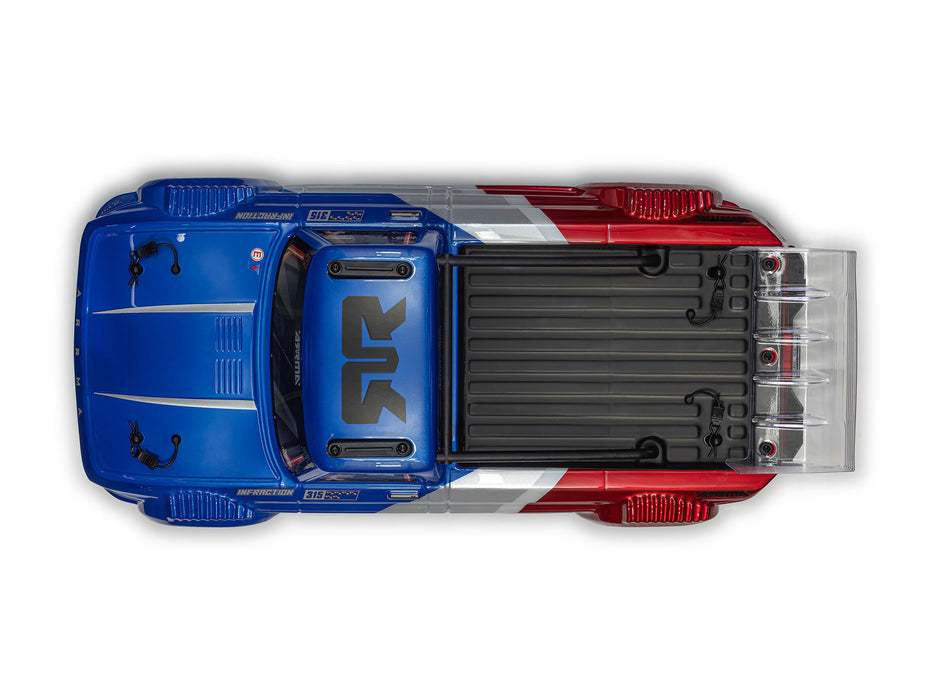 1/8th Infraction 223S DSC 4x4 Street Bash RTR - Blue/Red - Pre Order