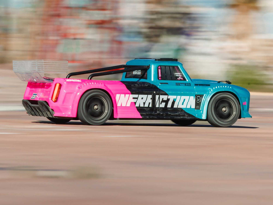 1/8th Infraction 223S DSC 4x4 Street Bash RTR - Teal Pink - Pre Order