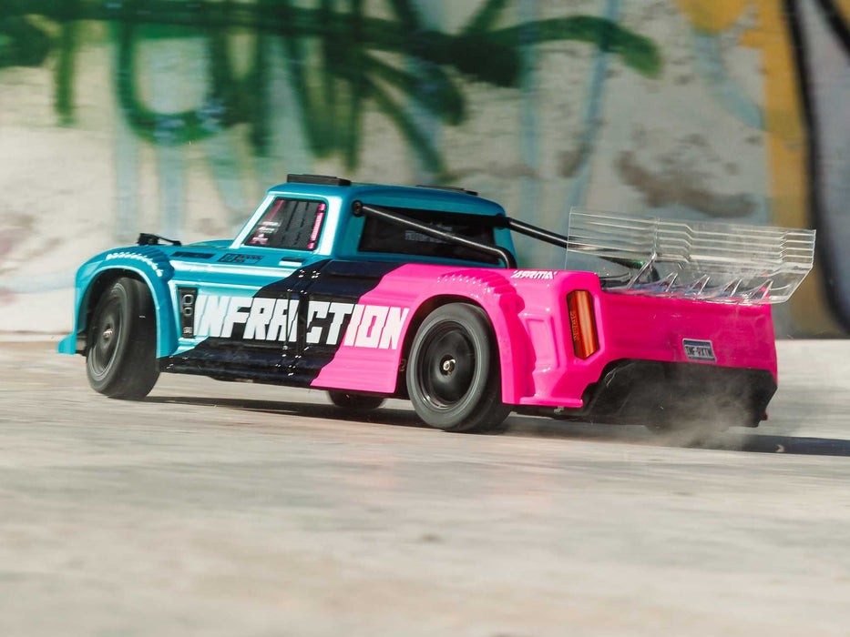 1/8th Infraction 223S DSC 4x4 Street Bash RTR - Teal Pink - Pre Order