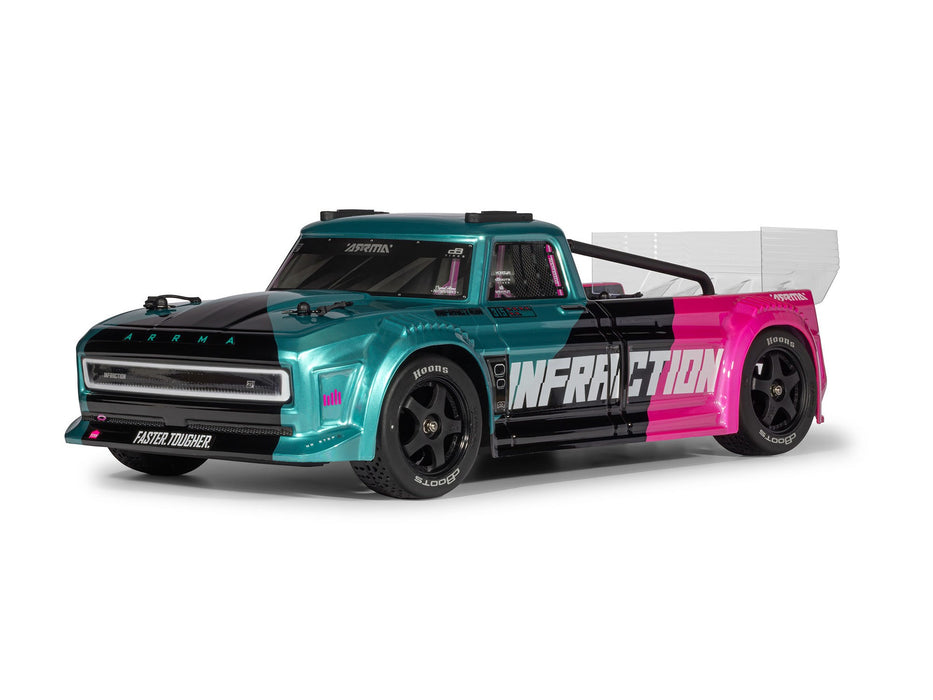 1/8th Infraction 223S DSC 4x4 Street Bash RTR - Teal Pink - Pre Order