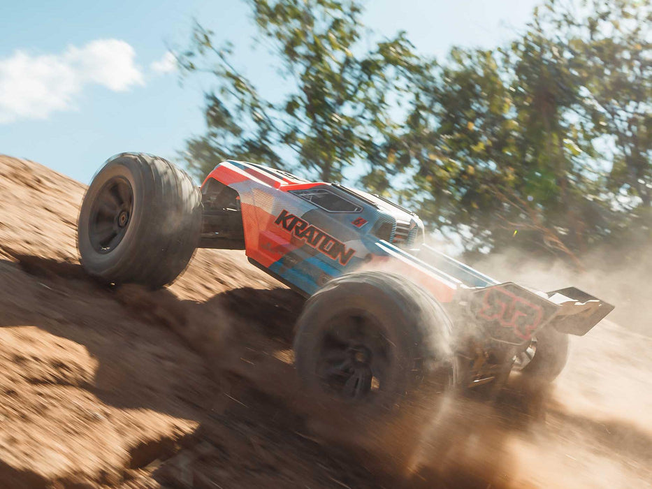 1/8th Kraton 6S V6 BLX Monster Truck - Blue/Orange *