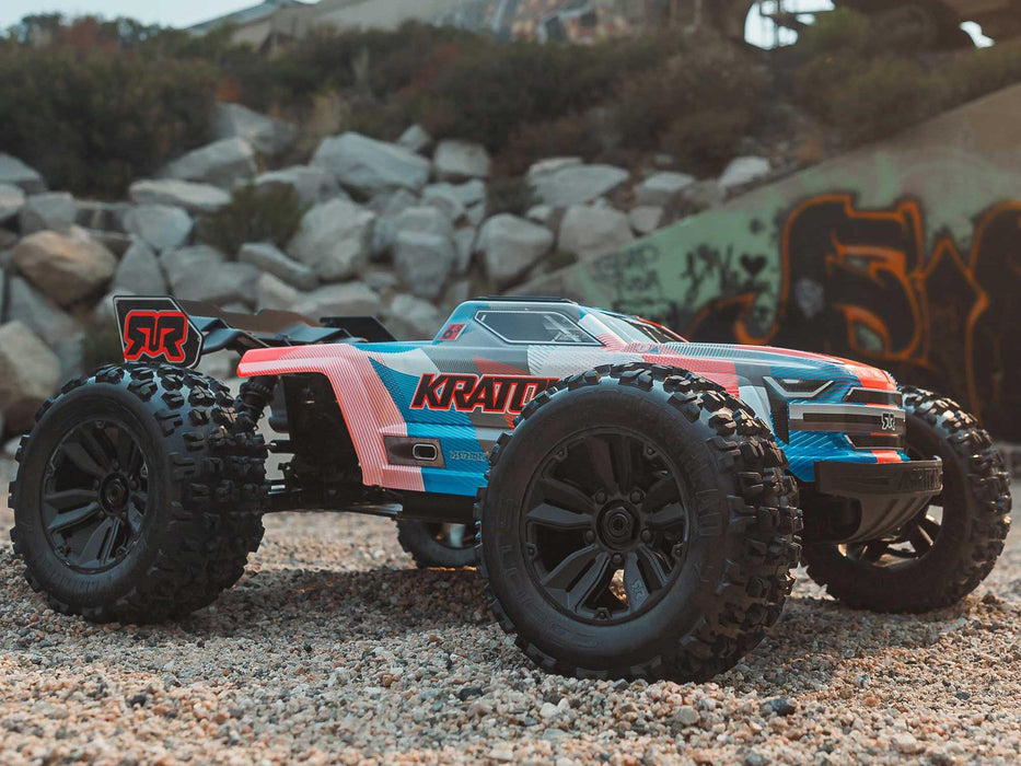 1/8th Kraton 6S V6 BLX Monster Truck - Blue/Orange *