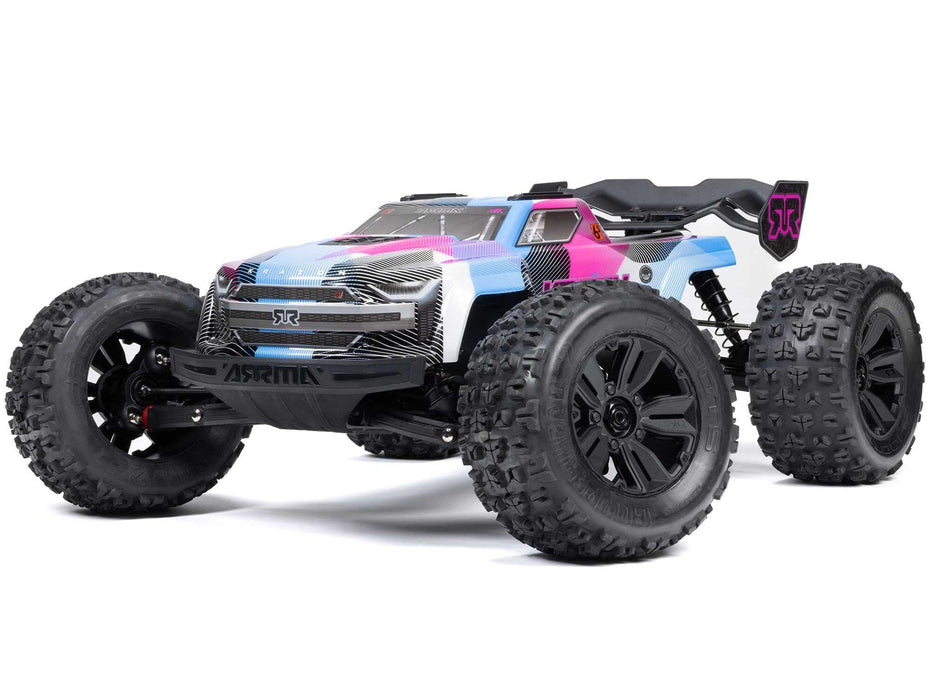 1/8th Kraton 6S V6 BLX Monster Truck - Blue/Pink*